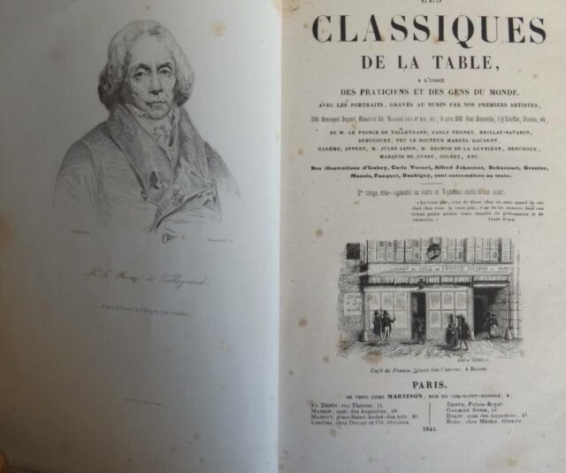 COLLECTIF  : "Les classiques de la table, à l'usage des praticiens et des gens du ...."