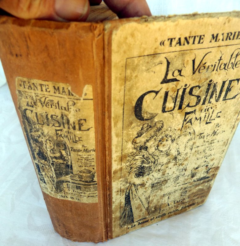 Ancien livre de cuisine La véritable cuisine de famille par Tante