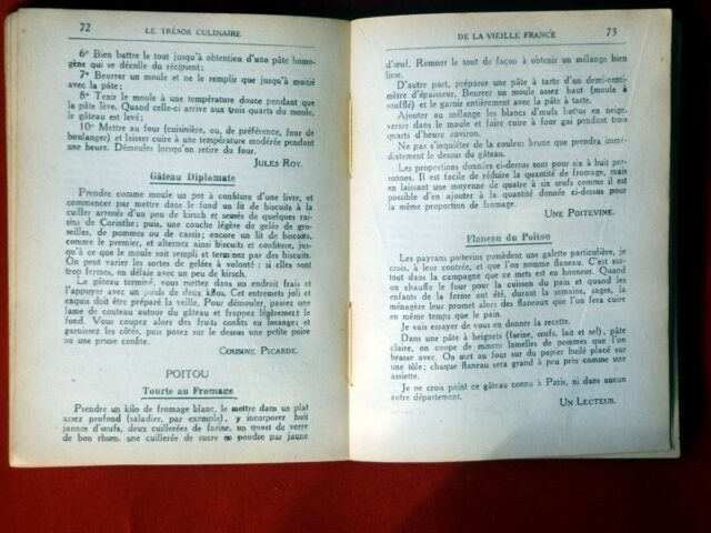 COLLECTIF : « Le trésor de la vieille France. Recettes gastronomiques traditionnelles conservées et recueillies dans les provinces françaises.  – Image 3