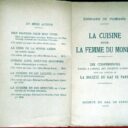 de POMIANE, Dr. Edouard. : « La cuisine pour la femme du monde. Dix conférences faites à l'hôtel des sociétés savantes. » – Image 2