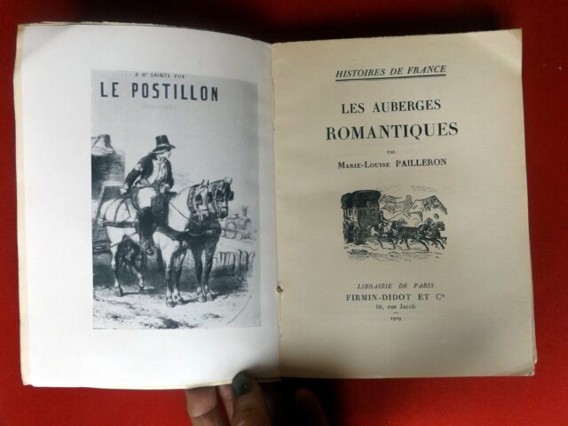 PAILLERON, Marie-Louise  -  (MONTAGNE, Prosper). : « Histoire de France. Les auberges romantiques. »  – Image 2