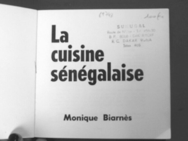 BIARNES, Monique. : « La cuisine sénégalaise. » – Image 3