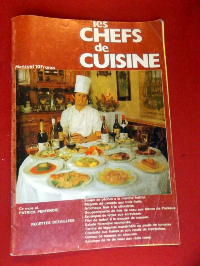 PERFENDIE, Patrick. : «   REVUE : Les chefs de cuisine. Patrick Perfendie. Recettes détaillées »