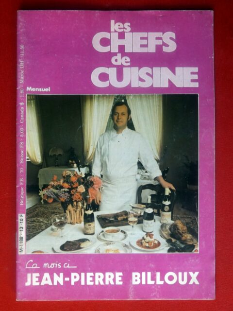 BILLOUX, Jean-Pierre  -  DIDTSCH, Myriam. : « REVUE : Les chef de cuisine. Jean-Pierre Billoux. » 