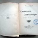 VERDIER, Ernest : « Dissertations gastronomiques, suivies de recettes. »  – Image 2