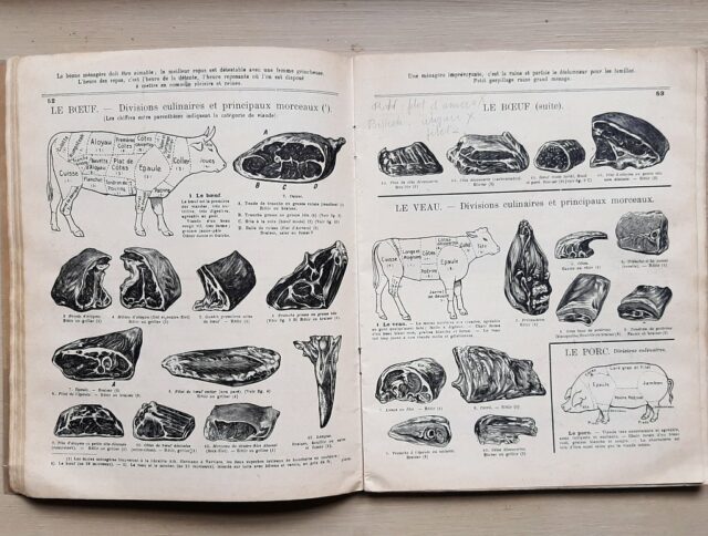 PARFONDRY, Claire (arrangé par). : « Cahier d'économie domestique pour les Ecoles ménagères. » – Image 3