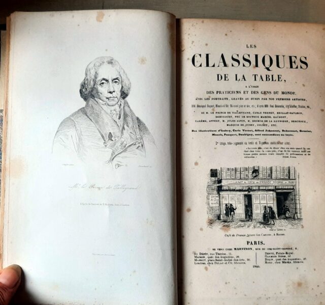 COLLECTIF : "      Les classiques de la table, à l'usage des praticiens et des gens du monde, avec les portraits, gravés au burin par nos premiers artistes"  – Image 2