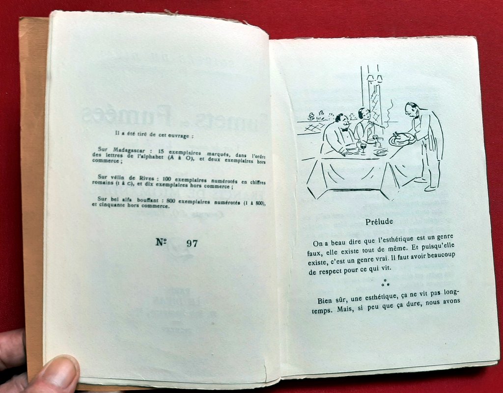 MIOMANDRE, Francis de - FABRES, Oscar – “Fumets et fumées. L'art de manger - L'art de boire - L'art de fumer.” – Image 2